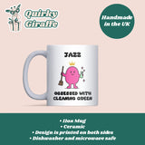 Queen Obsessed With Cleaning Mug, Funny Cleaning Gift for Her, Wife or Girlfriend Mug, Mother’s Day Gift, Secret Santa, Gift for Cleaner