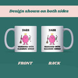 Queen Obsessed With Cleaning Mug, Funny Cleaning Gift for Her, Wife or Girlfriend Mug, Mother’s Day Gift, Secret Santa, Gift for Cleaner