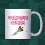 Ozempic Queen Mug, Funny Semaglutide Mug, Funny GLP-1 Jab Gift for Her, Weight Loss Jab Gift, Ozempic Funny Mug, Funny Wegovy Novelty Mug