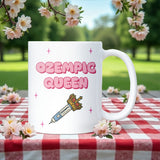 Ozempic Queen Mug, Funny Semaglutide Mug, Funny GLP-1 Jab Gift for Her, Weight Loss Jab Gift, Ozempic Funny Mug, Funny Wegovy Novelty Mug