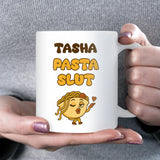 Pasta Slut Mug, Funny Pasta Lover Gift, Secret Santa Pasta Mug, Joke Gift for Girlfriend, Sister or Daughter