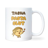 Pasta Slut Mug, Funny Pasta Lover Gift, Secret Santa Pasta Mug, Joke Gift for Girlfriend, Sister or Daughter