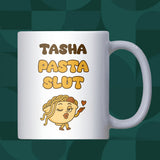 Pasta Slut Mug, Funny Pasta Lover Gift, Secret Santa Pasta Mug, Joke Gift for Girlfriend, Sister or Daughter