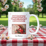 Personalised Photo Happy First Christmas As My Mummy Mug, Baby’s First Christmas Gift for Mum, Mummy Keepsake from Baby, Wife’s First Christmas as a Mum, New Mum Christmas Gift