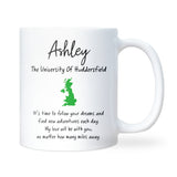 Personalised New University Student Mug, Moving Away Gift, Starting Uni Gift, Fresher’s Mug, Leaving for University Present, New Uni Student