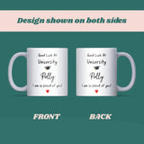 Good Luck at University Personalised Mug, Proud of You Uni Gift, Custom Student Mug, Starting Uni Present, Freshers Gift, Moving Away Mug