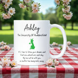 Personalised New University Student Mug, Moving Away Gift, Starting Uni Gift, Fresher’s Mug, Leaving for University Present, New Uni Student