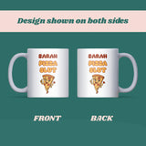 Pizza Slut Mug, Funny Pizza Lover Gift, Secret Santa Pizza Mug for Colleagues, Sister, Daughter or Best Friend