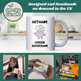 Queen Daydream Mug, Funny Daydreamer Gift for Her, Girlfriend or Sister Mug, Birthday Gift, Secret Santa for Colleague, Daydreamer Xmas Gift