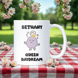 Queen Daydream Mug, Funny Daydreamer Gift for Her, Girlfriend or Sister Mug, Birthday Gift, Secret Santa for Colleague, Daydreamer Xmas Gift