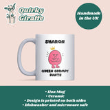 Queen Grumpy Pants Mug, Funny Moody Girlfriend Mug, Valentine’s Day Joke for Her, Wife Grumpy Anniversary Gift, Grumpy Wife Christmas Gift