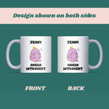 Queen Introvert Mug, Funny Introvert Gift for Her, Introvert Girlfriend or Wife Present, Secret Santa Introvert for Her, Birthday Present