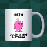 Queen Because I Told You So Mug, Funny Mum or Girlfriend Gift, Mother’s Day, Birthday or Anniversary Present, Christmas Gift for Wife