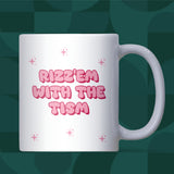 Rizz ’Em Mug, Funny Autism Rizz Joke Mug, Secret Santa Gift, Funny Work Colleague Mug, Autistic Humour Coffee Cup