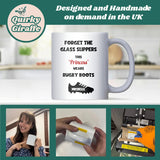 This Princess Wears Rugby Boots Mug, Funny Rugby Gift for Her, Rugby Player Mug for Sister, Rugby Birthday Gift for Daughter