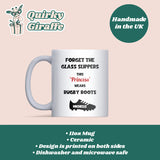 This Princess Wears Rugby Boots Mug, Funny Rugby Gift for Her, Rugby Player Mug for Sister, Rugby Birthday Gift for Daughter