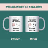 Personalised Fish Dad Mug, Best Fish Dad Ever Present, Father’s Day Fish Dad Gift, Boyfriend Fish Dad Gift, Husband Fish Dad Gift