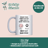 Cat Dad Mug, Funny Cat Lover Gift, Cat Dad Gift, Husband Cat Dad Gift, Boyfriend Cat Dad Gift, Cat Owner Mug, Cat Dad Birthday Gift, Father’s Day Cat Dad Mug