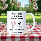 Best Hamster Dad Ever Mug, Funny Pet Gift for Hamster Lover, From Hamster to Daddy Mug, Hamster Dad Birthday Gift, Hamster Dad Christmas Gift