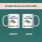Shitstorm Survivors Club Mug, Funny Colleague Secret Santa Gift, Colleague Joke Present, Work Bestie Christmas Mug, Funny Boss Leaving Gift