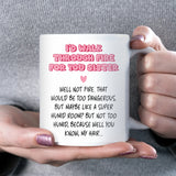 Funny Sister Mug, Funny Birthday Gift for Sister, Funny Christmas Gift for Sister, Sister Joke Gift, Sister Keepsake, From Sister to Sister