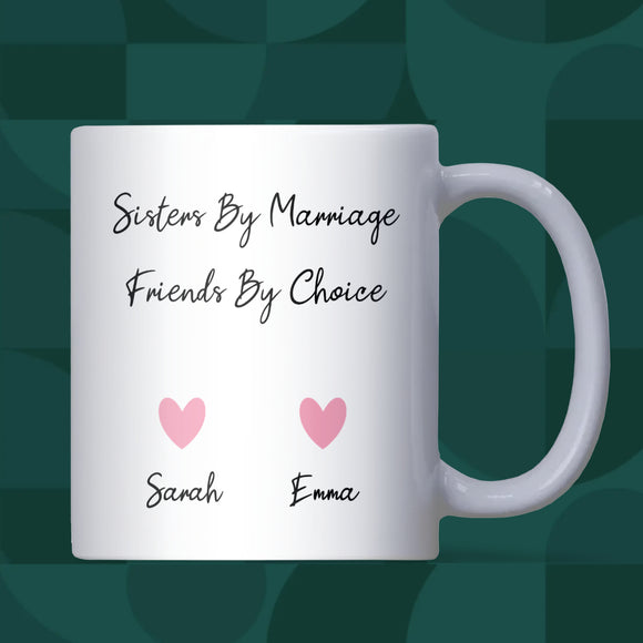 Heartfelt Sister-in-Law Mug, Funny Sister-in-Law Birthday Present, Wedding Day Mug for Sister-in-Law to Be, Christmas Gift for Sister-in-Law