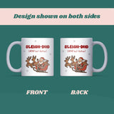 Sleigh-DHD Mug, Funny ADHD Christmas Mug, Secret Santa Gift, ADHD Humour Mug for Friends, Christmas Gift for Work Colleagues & Family