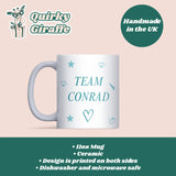 Team Conrad White Mug, Connie Baby Gift, TSITP Christmas Gift, Team Bonrad, TSITP Birthday for Friend, Conrad Fisher Gift
