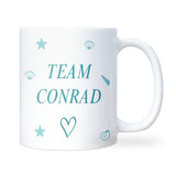 Team Conrad White Mug, Connie Baby Gift, TSITP Christmas Gift, Team Bonrad, TSITP Birthday for Friend, Conrad Fisher Gift