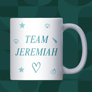 Team Jeremiah White Mug, Team Jellyfish Gift, TSITP Christmas Gift, Team Jere, TSITP Birthday for Friend, Jeremiah Fisher Gift