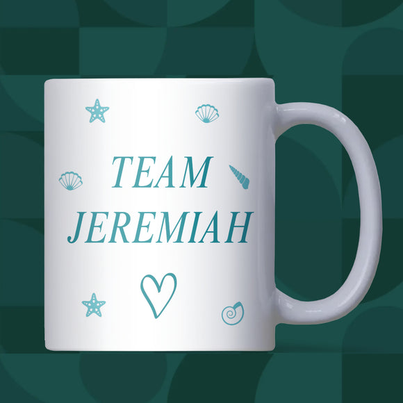 Team Jeremiah White Mug, Team Jellyfish Gift, TSITP Christmas Gift, Team Jere, TSITP Birthday for Friend, Jeremiah Fisher Gift