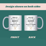 Baseball Coach Appreciation Mug, Thank You Baseball Coach Gift, End of Season Coach Present, Baseball Coach Leaving Gift, Baseball Coach Christmas Gift