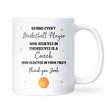 Basketball Coach Appreciation Mug, Thank You Basketball Coach Gift, End of Season Coach Present, Basketball Coach Leaving Gift, Basketball Trainer Birthday Gift, Coach Christmas Gift