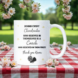 Cheerleading Coach Gift, Thank You Cheer Coach Mug, End of Season Cheer Team Gift, Cheer Coach Christmas Gift