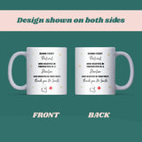 Personalised Doctor Thank you Mug, Thank You Doctor Personalised Gift, Doctor Appreciation Mug, GP Gift, Thoughtful Doctor Gift from Patient