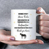 Horse Riding Instructor Gift, Thank You Equestrian Coach Mug, Riding Teacher Christmas Gift, End of Year Gift for Horse Riding Teacher