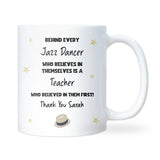 Jazz Dance Teacher Thank You Mug, Dance Instructor Gift, Jazz Teacher Birthday or Christmas Present, End of Term Dance Coach Gift