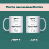 Behind Every Patient Who Believes in Themselves Mug, Thank You Nurse Personalised Gift from Patient, Nurse Appreciation Mug, To Nurse Gift