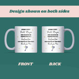 Personalised Padel Coach Thank You Mug, End of Term Padel Instructor Gift, Padel Coach Appreciation Present, Padel Instructor Christmas Gift