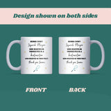 Thank You Squash Coach Mug, Squash Instructor Gift, End of Term Squash Coach Present, Coach Retirement or Birthday Mug