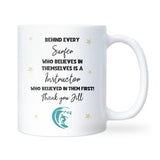 Thank You Surfing Instructor Mug, Surfing Instructor Christmas Gift, End of Term Surfing Coach Present, Surf Instructor Birthday Mug