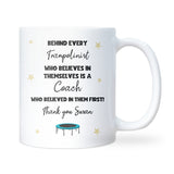 Thank You Trampoline Coach Mug, Trampoline Instructor Christmas Gift, End of Term Trampolining Coach Present, Trampoline Teacher Birthday