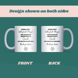 Thank You Volleyball Coach Mug, Volleyball Instructor Gift, End of Season Coach Gift, Coach Birthday Gift, Christmas Gift Volleyball Coach