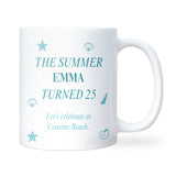 Personalised TSITP 25th Birthday Mug, Team Conrad Gift, Belly and Conrad Friend Birthday Gift, TSITP Birthday for Friend, 25th Birthday