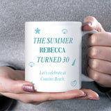 Personalised TSITP 30th Birthday Mug, Team Conrad Gift, Belly and Conrad Birthday, TSITP Birthday for Friend, Conrad Fisher Gift