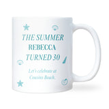 Personalised TSITP 30th Birthday Mug, Team Conrad Gift, Belly and Conrad Birthday, TSITP Birthday for Friend, Conrad Fisher Gift