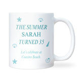 Personalised TSITP 35th Birthday Mug, Team Conrad Gift, Belly and Conrad Friend Birthday Gift, TSITP Birthday for Friend, 35th Birthday