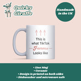 TikTok Famous Mug, Funny Social Media Gift, TikTok Creator Mug, Funny Gift for Daughter or Son, TikTok Secret Santa Gift
