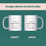 TikTok Famous Mug, Funny Social Media Gift, TikTok Creator Mug, Funny Gift for Daughter or Son, TikTok Secret Santa Gift