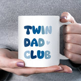 Twin Dad Club Mug, Dad of Twins Gift, Funny New Twin Dad Mug, Father’s Day Gift for Twin Dad, Christmas Gift for Dad of Twins